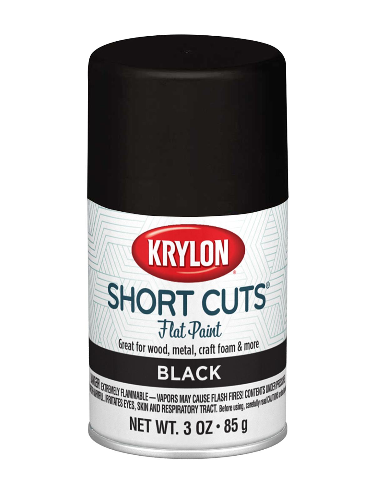 Short Cuts Flat Black 3 Oz. Aerosol