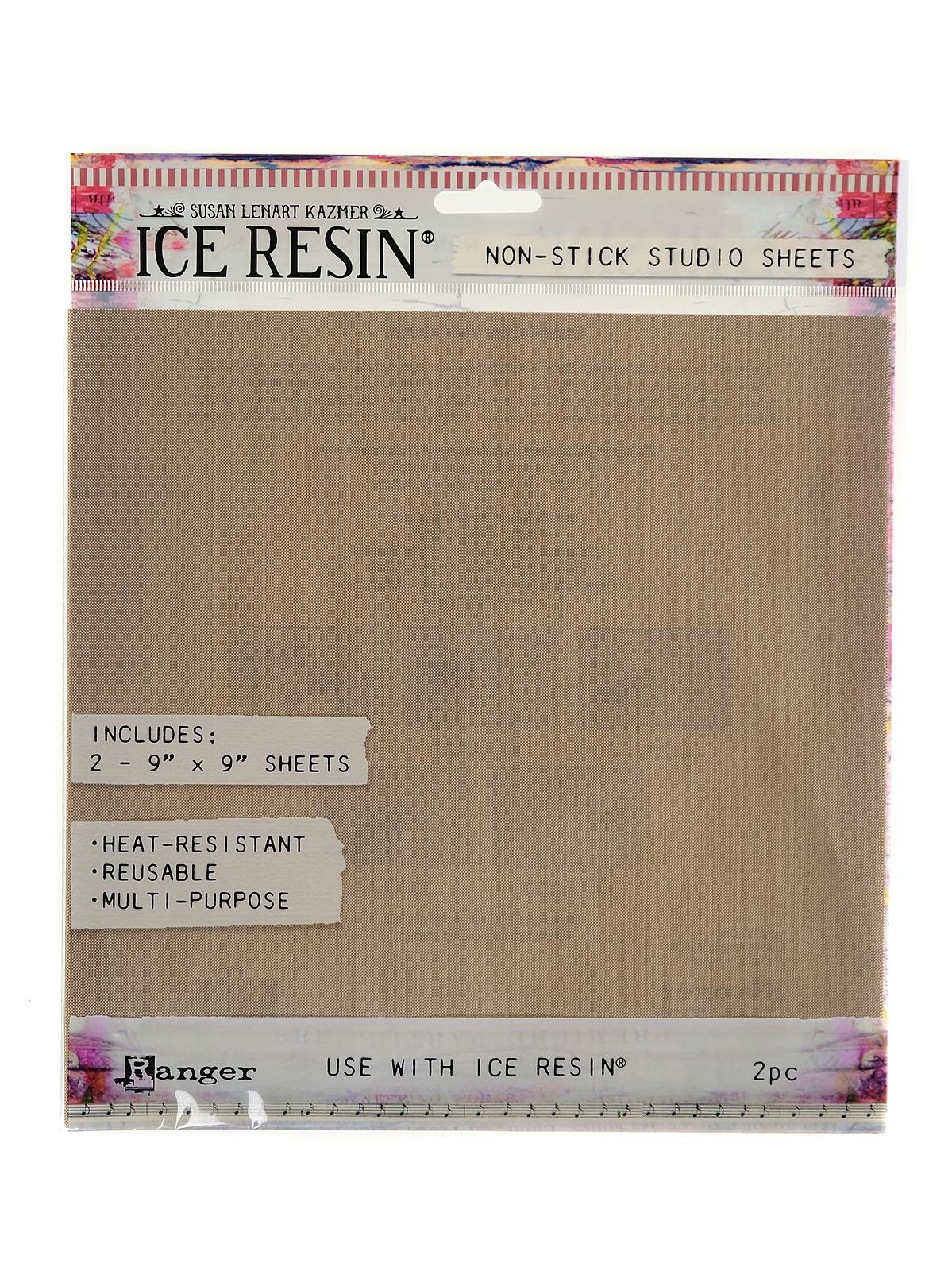 ICE Resin Studio Sheet 9 in. x 9 in. pack of 2