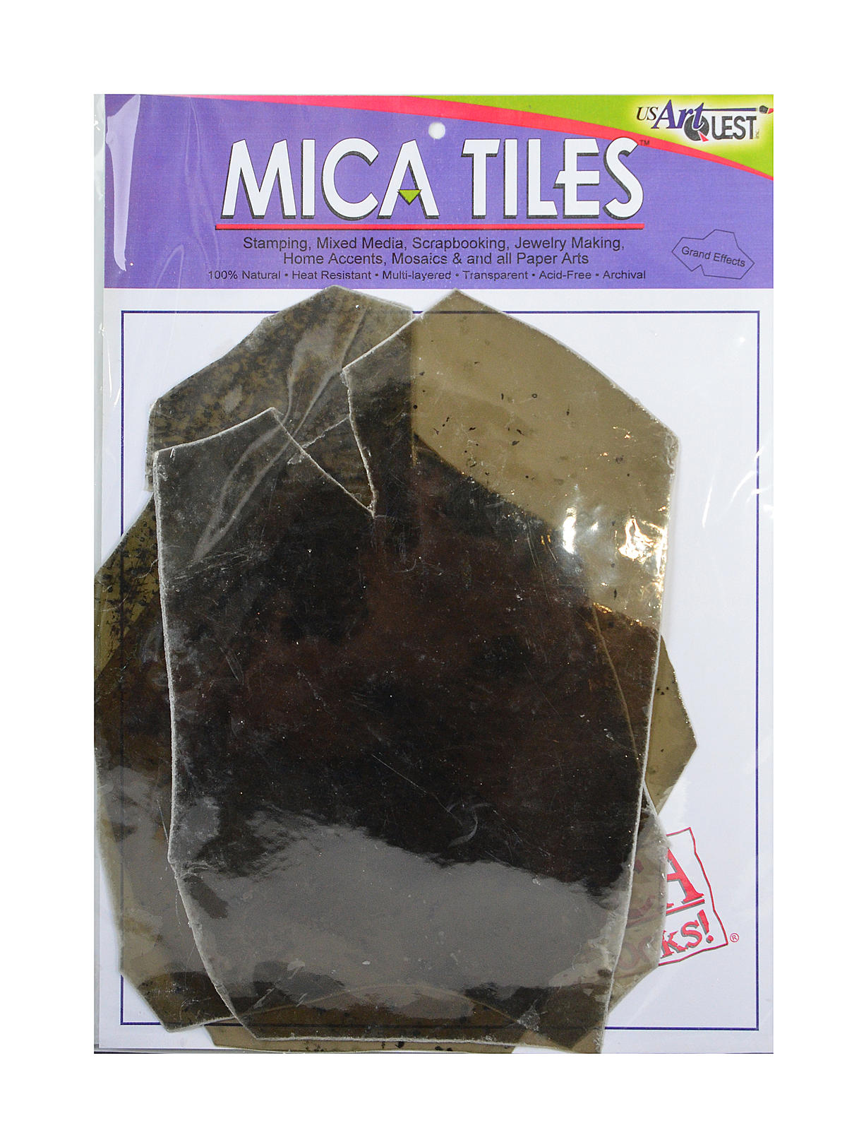 Mica Tiles Grand Effects Approx. 8 In. X 10 In. Pack Of 2