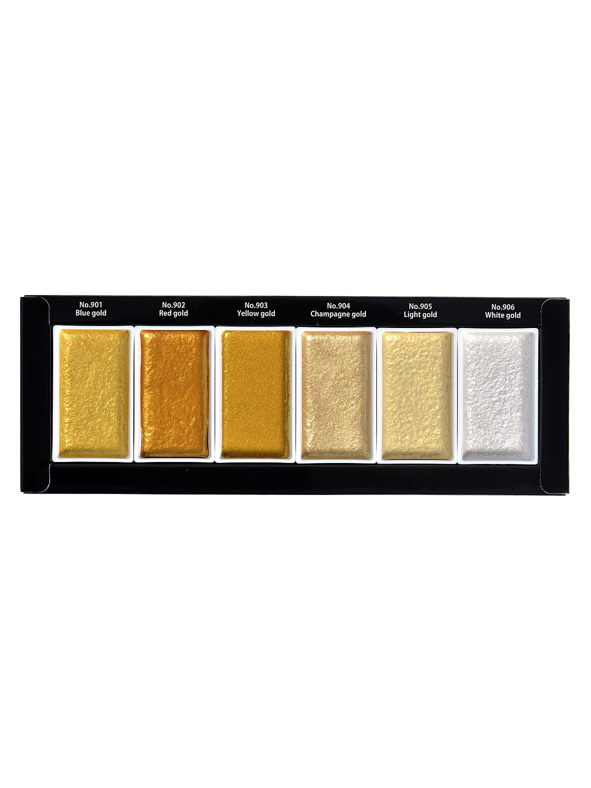 Gansai Tambi Watercolor set of 6 starry colors