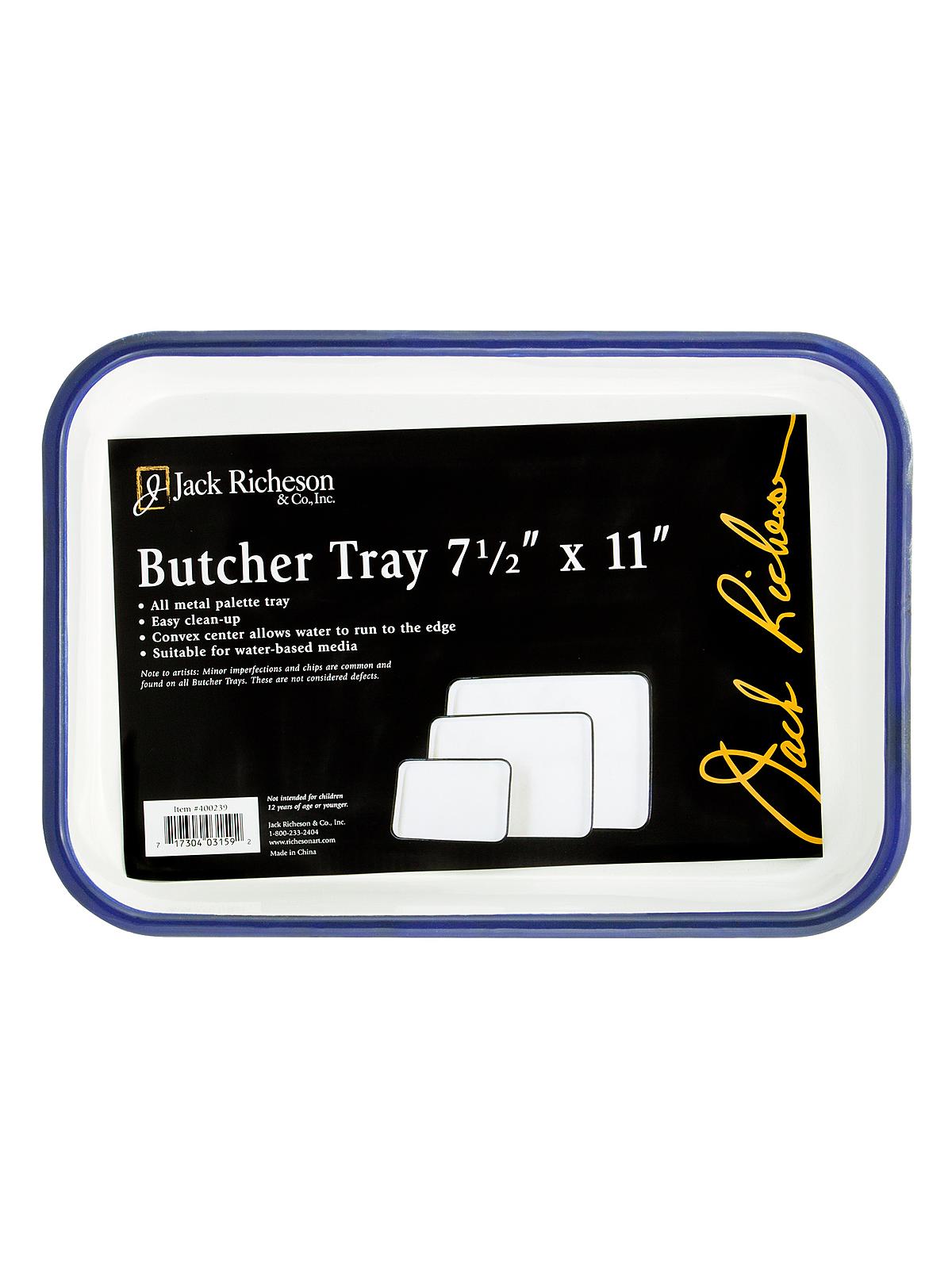 Butcher Tray 7 1 2 In. X 11 In. Oblong White