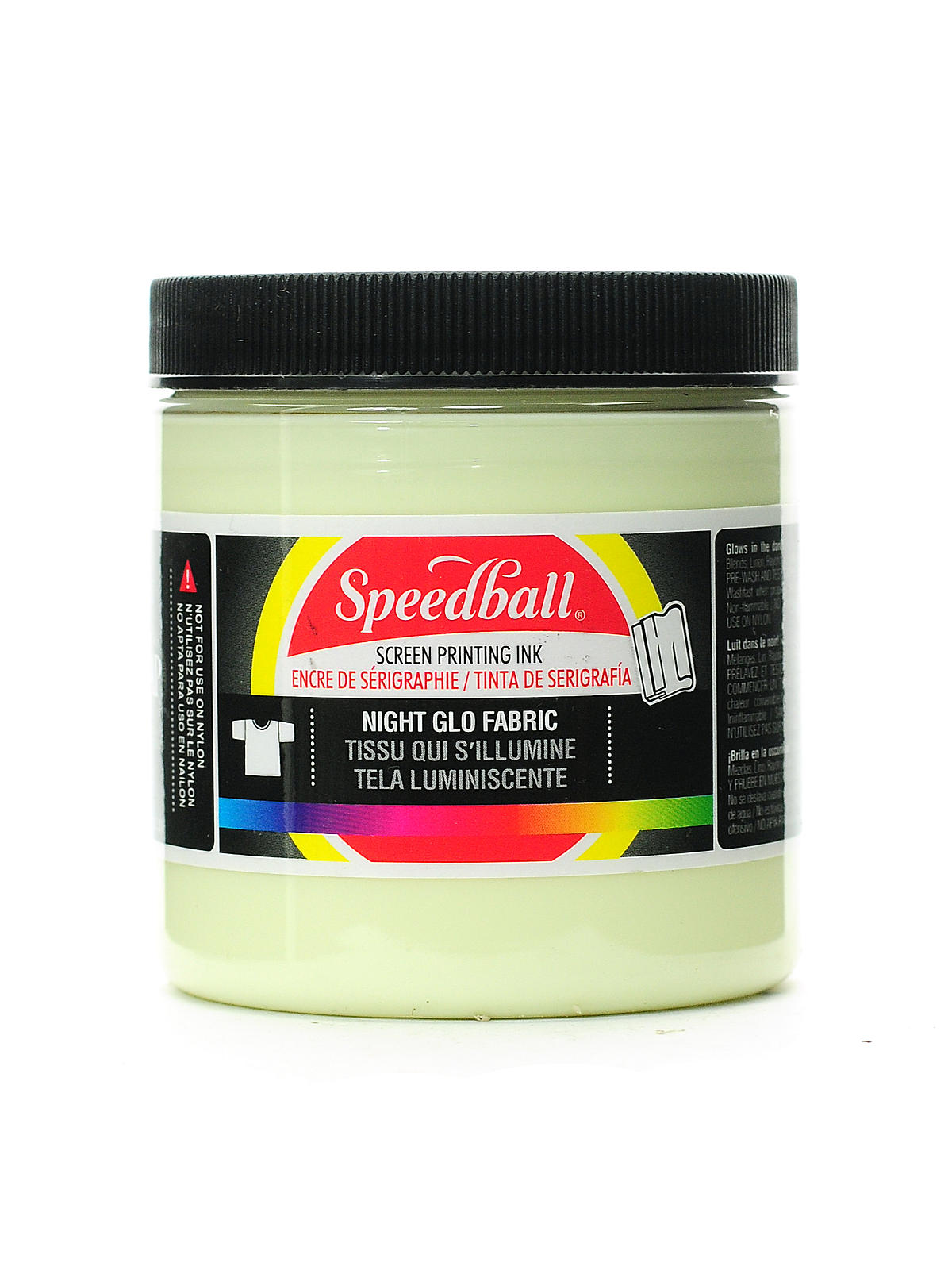 Fabric Screen Printing Ink night glo original 8 oz.