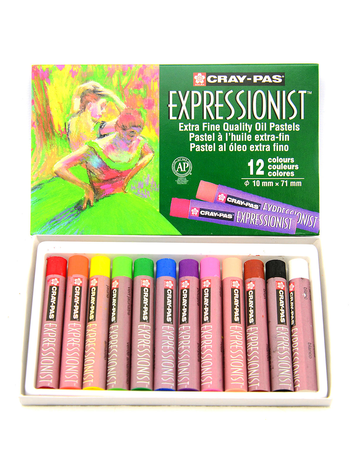 Cray-Pas Expressionist Oil Pastels assortment set of 12
