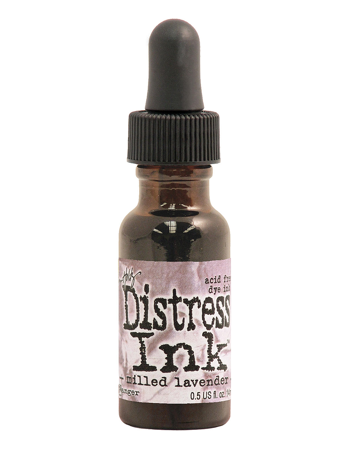 Tim Holtz Distress Ink milled lavender 0.5 oz. reinker bottle
