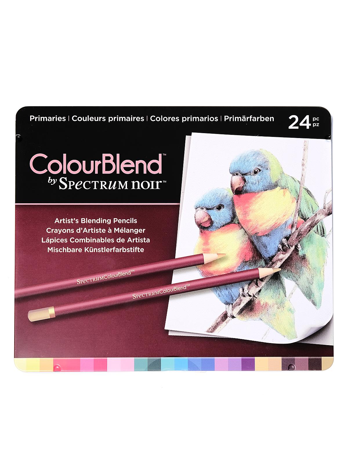 Colourblend Artist Blending Pencils Primaries Set Of 24