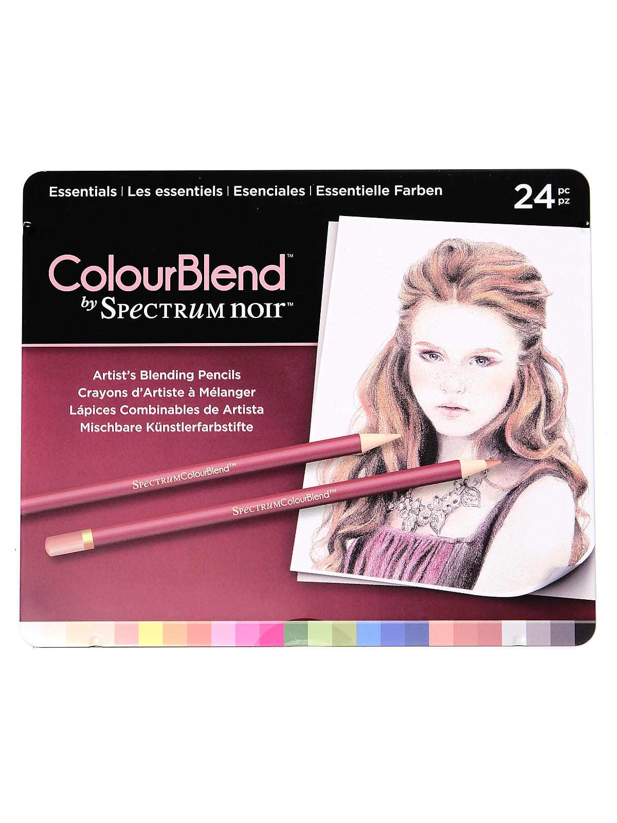 Colourblend Artist Blending Pencils Essentials Set Of 24