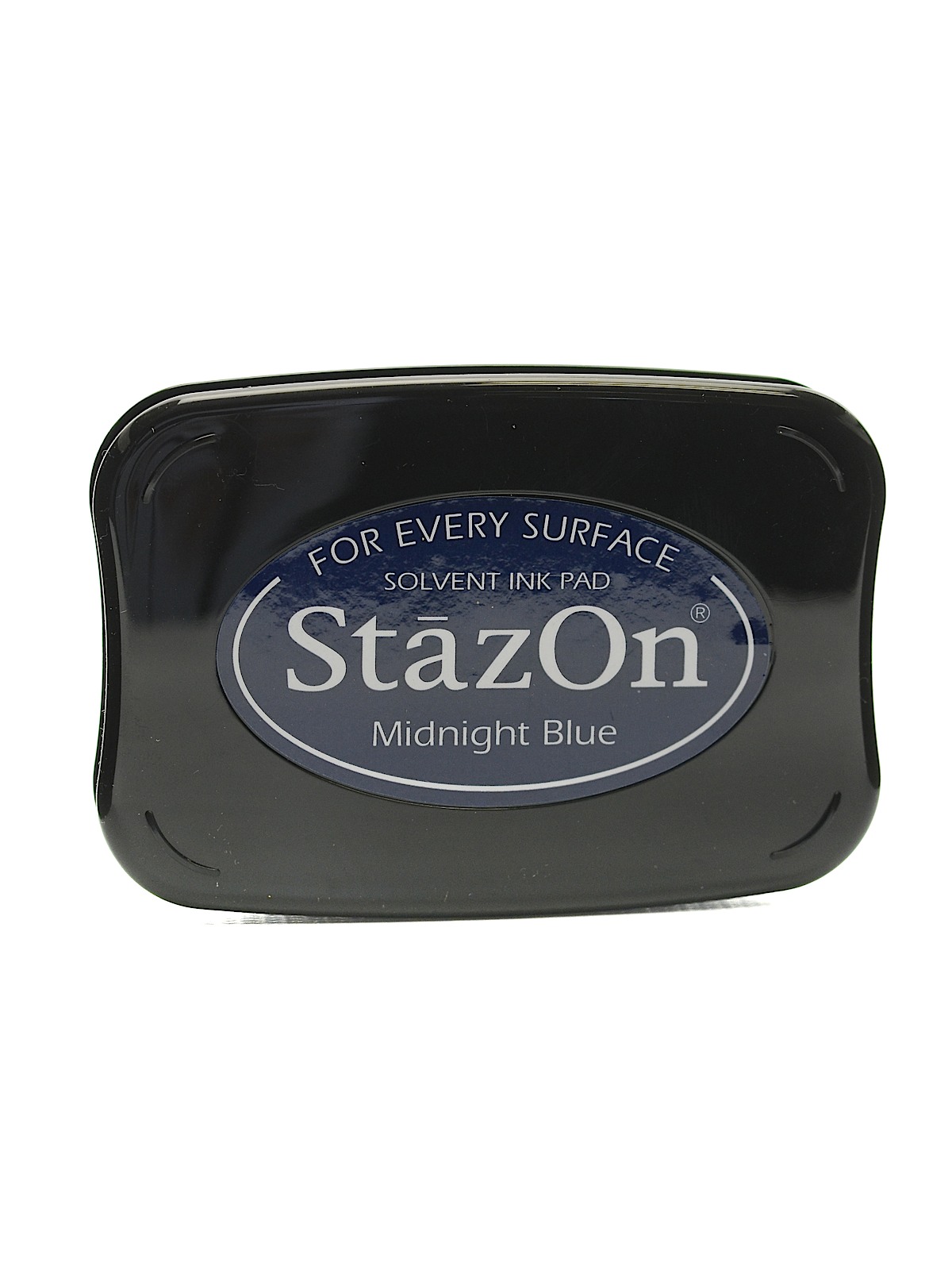 Stazon Solvent Ink Midnight Blue 3.75 In. X 2.625 In. Full-size Pad