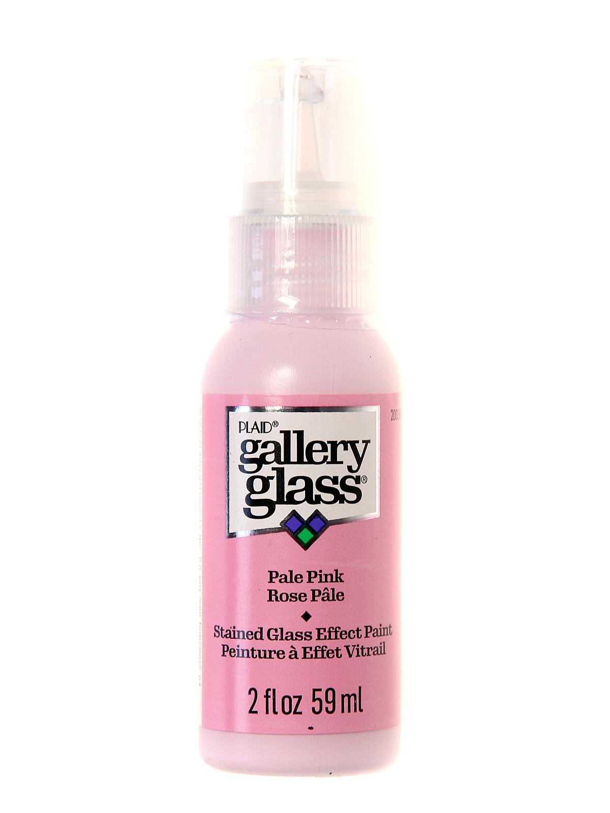 Gallery Glass Window Color pale pink 2 oz.