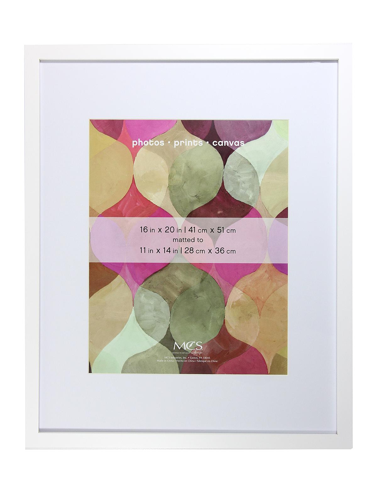 Art Frames 16 in. x 20 in. white 11 in. x 14 in. opening
