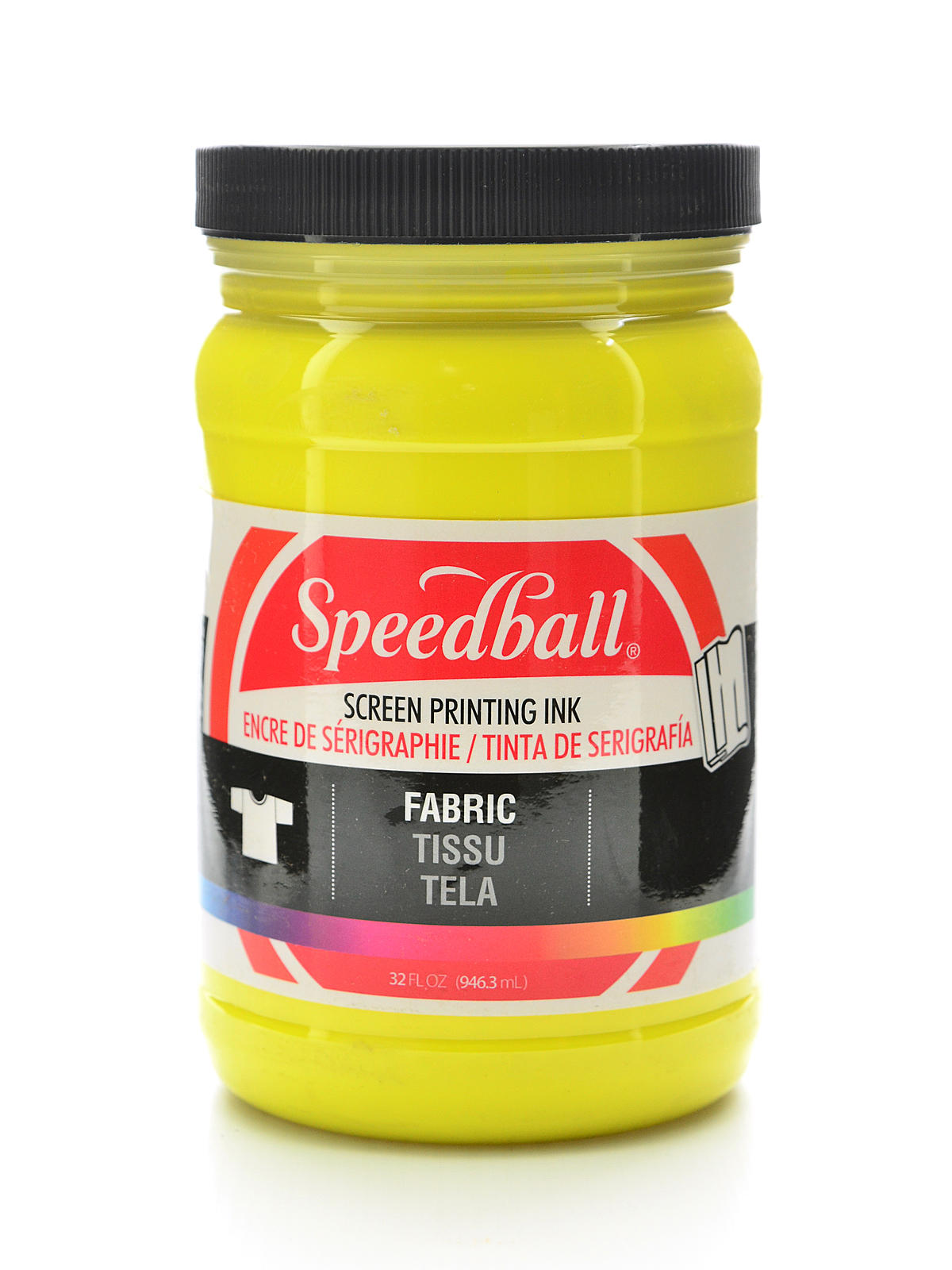 Fabric Screen Printing Ink yellow 32 oz.