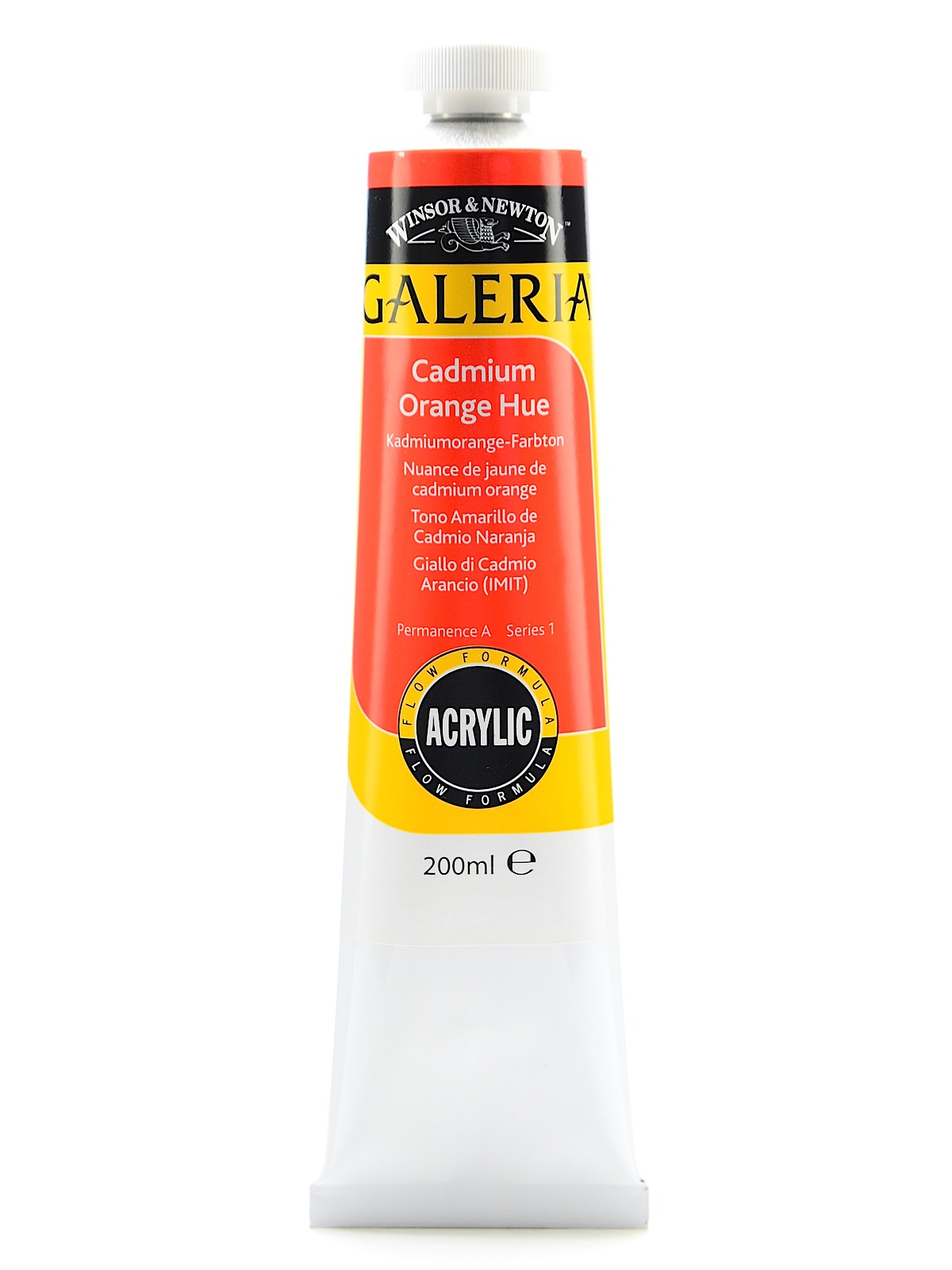 Galeria Flow Formula Acrylic Colours cadmium orange hue 200 ml 90