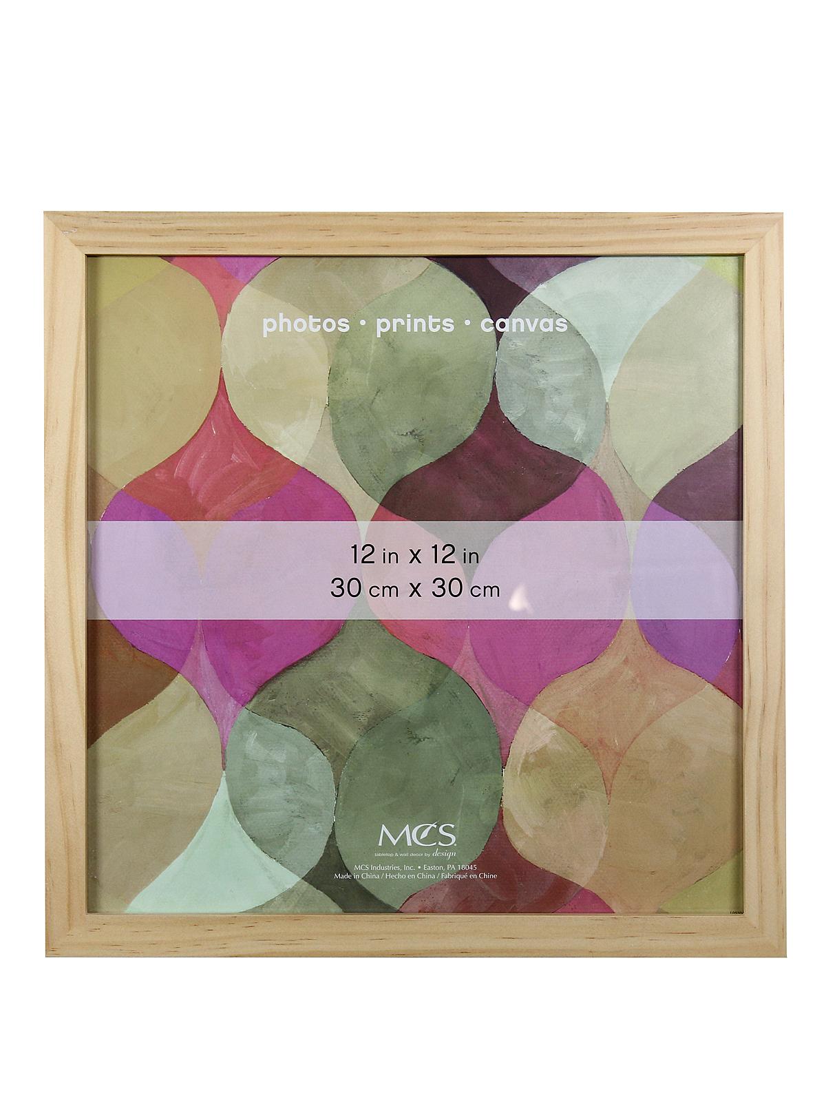 Art Frames 12 In. X 12 In. Natural No Mat