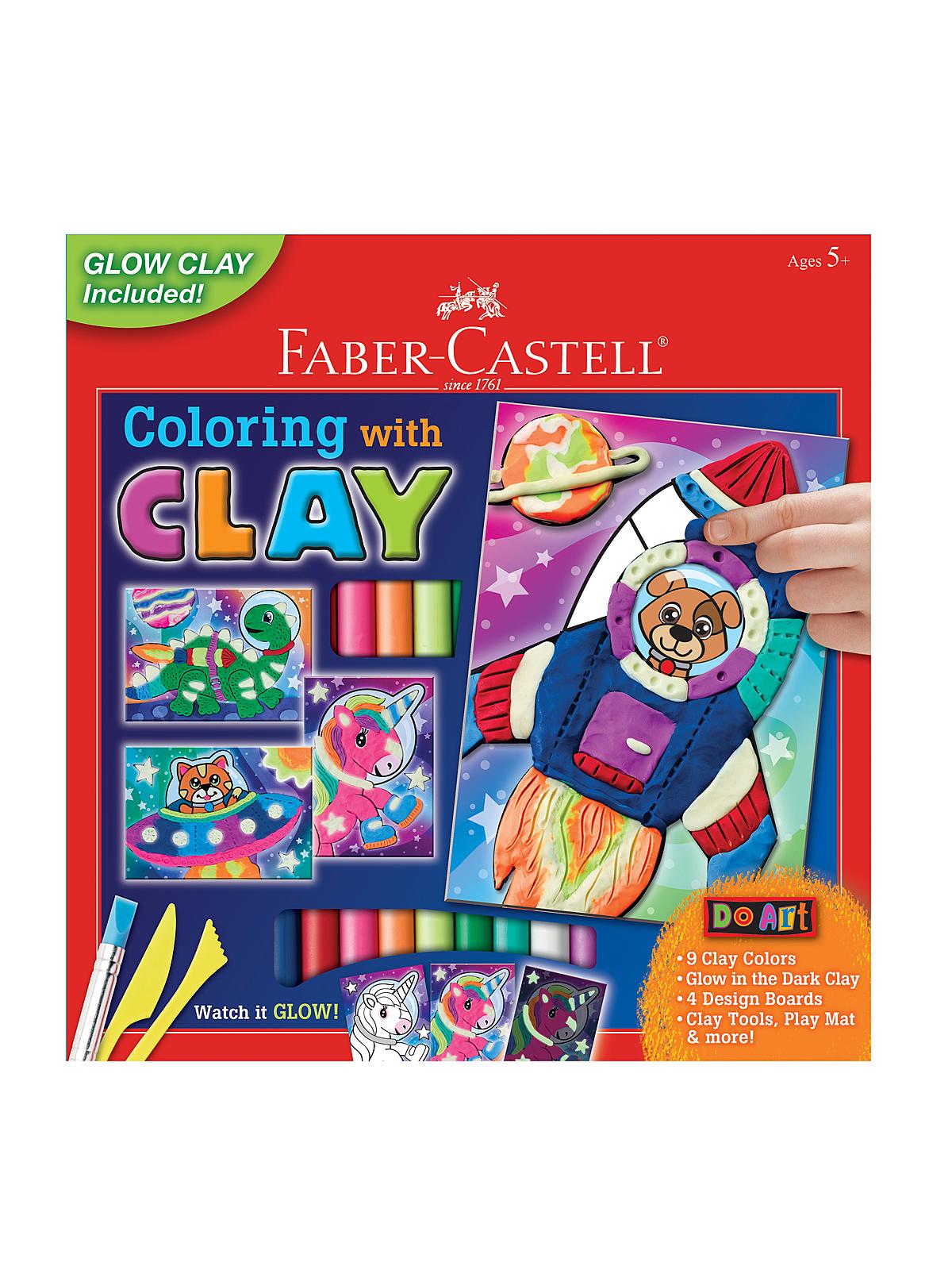 Do Art Coloring with Clay Space Pets kit
