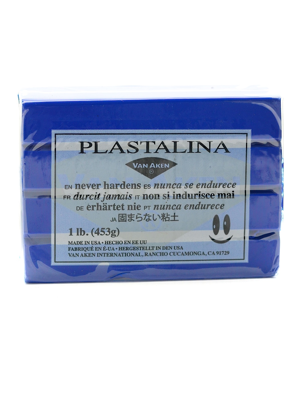 Plastalina Modeling Clay Ultra Blue 1 Lb. Bar
