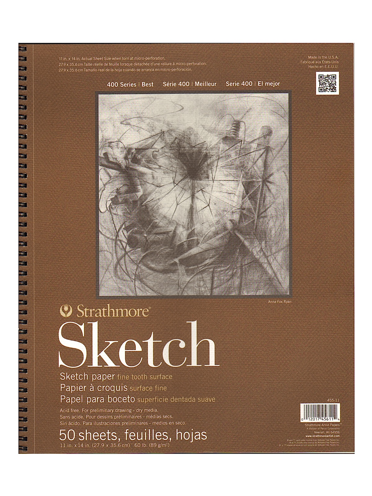 Series 400 Sketch Pads 11 in. x 14 in. 50 sheets