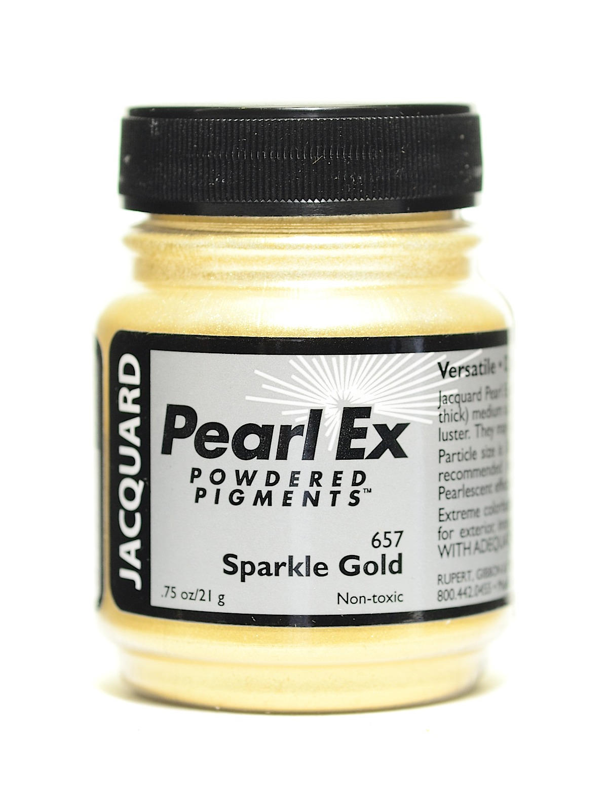 Pearl Ex Powdered Pigments sparkle gold 0.75 oz.