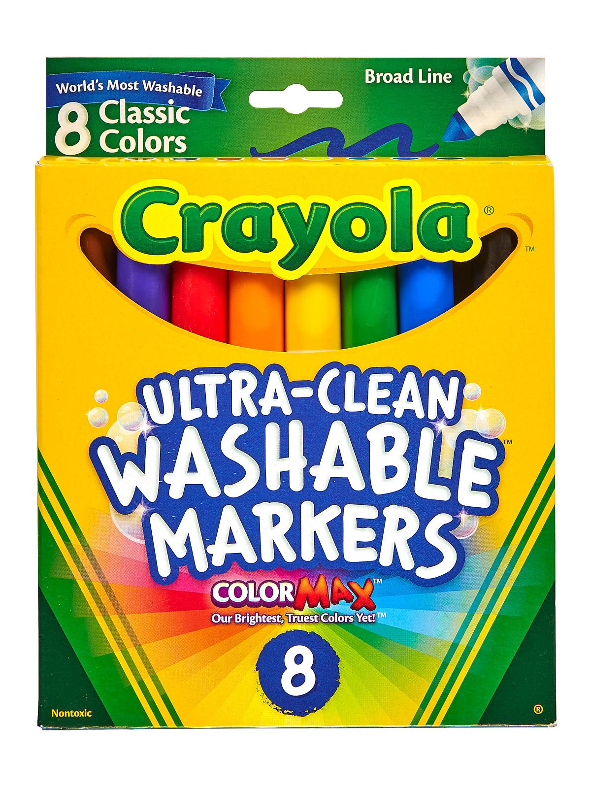 Classic Color Ultra-clean Washable Markers Conical Tip Pack Of 8
