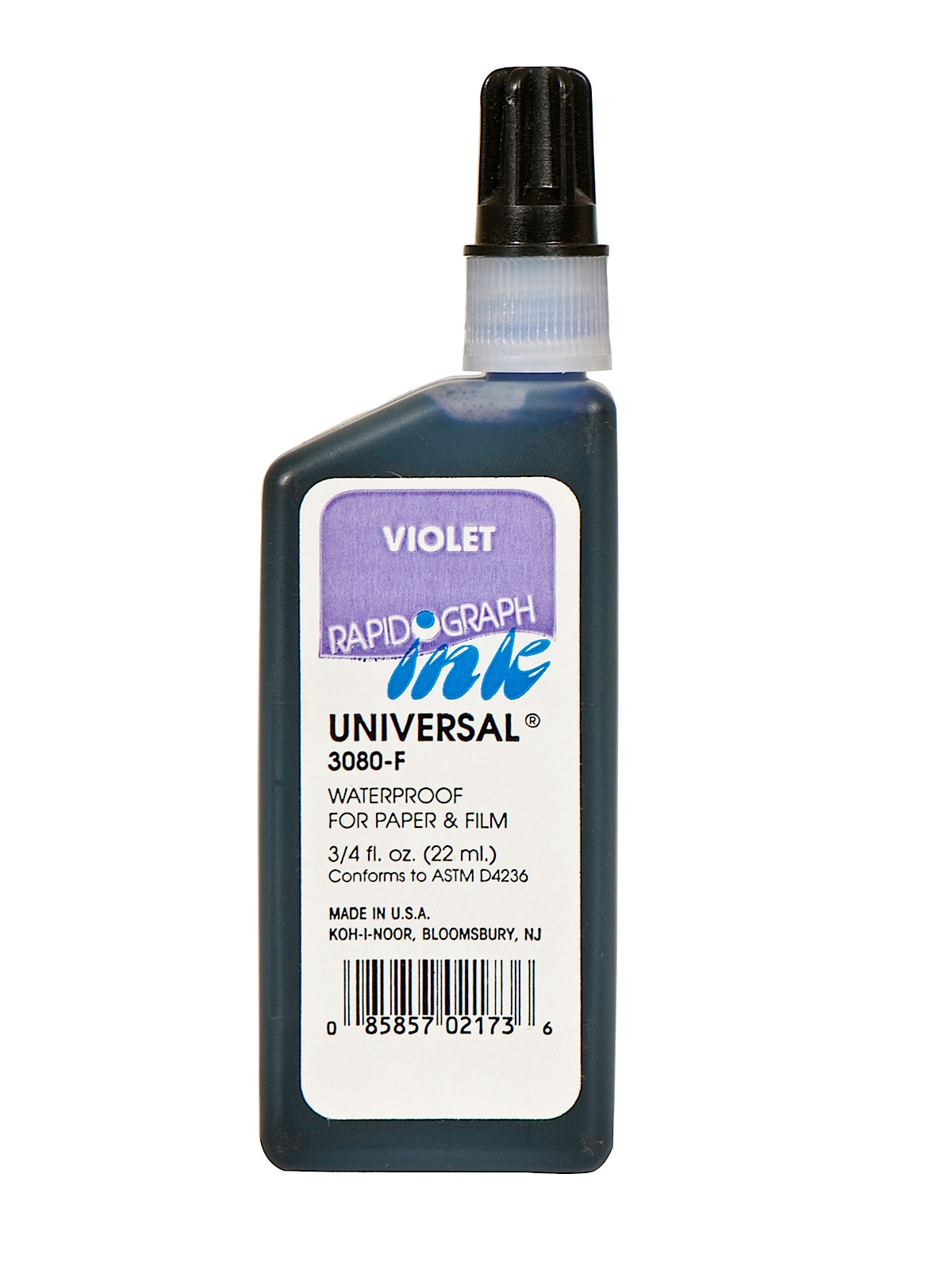 Technical Inks universal drawing ink violet 3 4 oz.