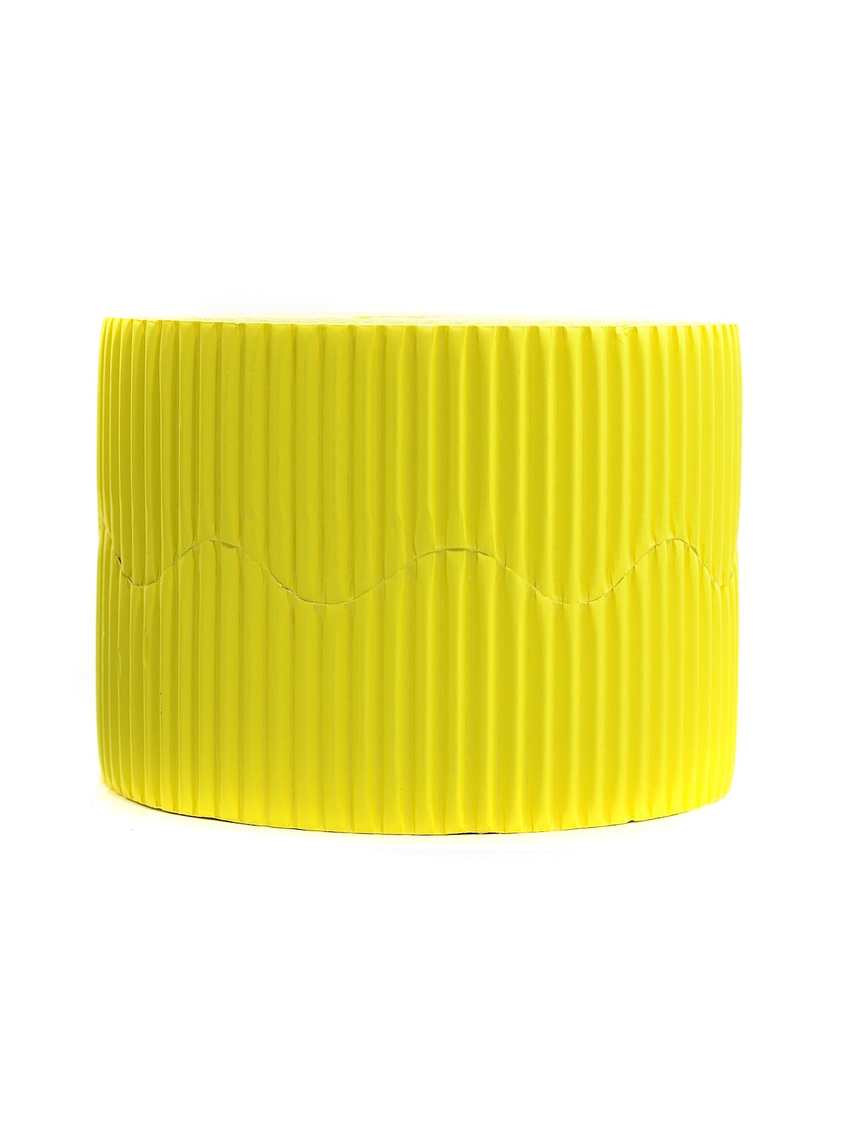 Bordette Corrugated Roll canary yellow