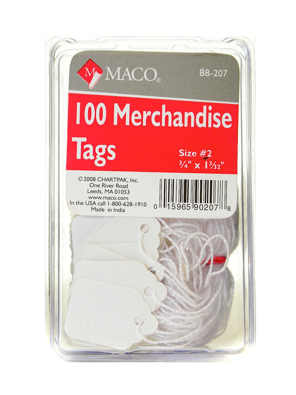 Merchandise Tags 3 4 in. x 1 3 32 in. pack of 100