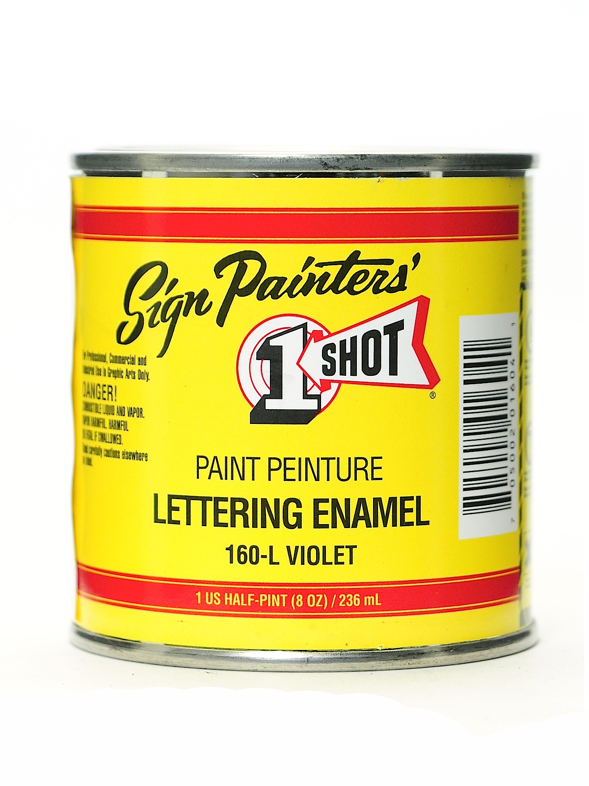 Lettering Enamel violet half pint 160L