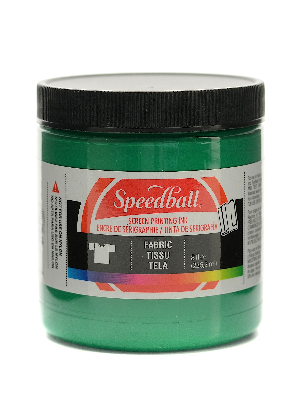 Fabric Screen Printing Ink green 8 oz.