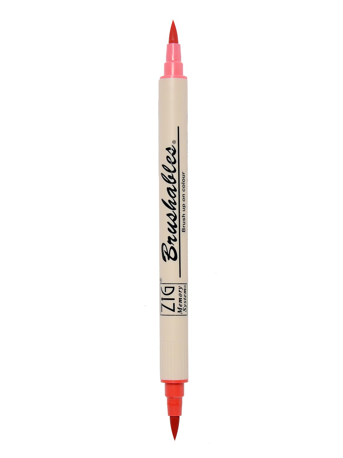 Brushables Twin Tip Markers pure red