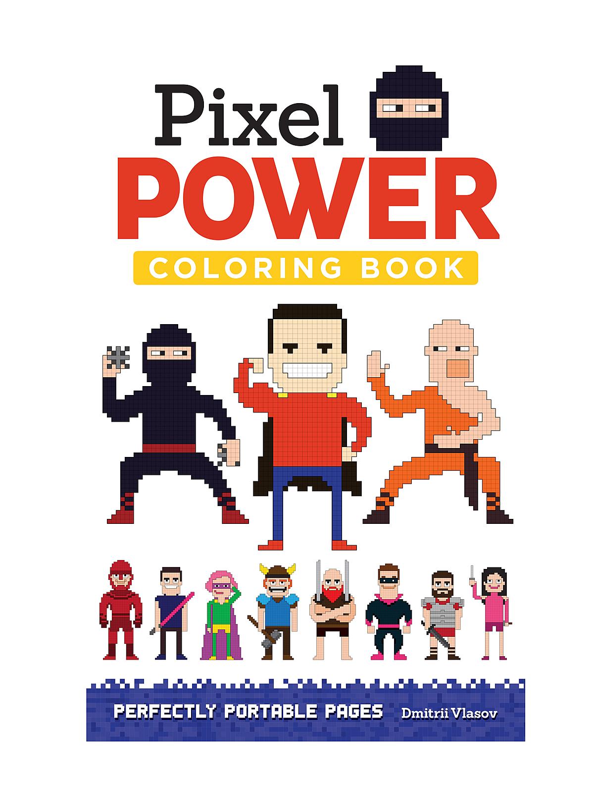 Small Coloring Books Pixel Power 5576