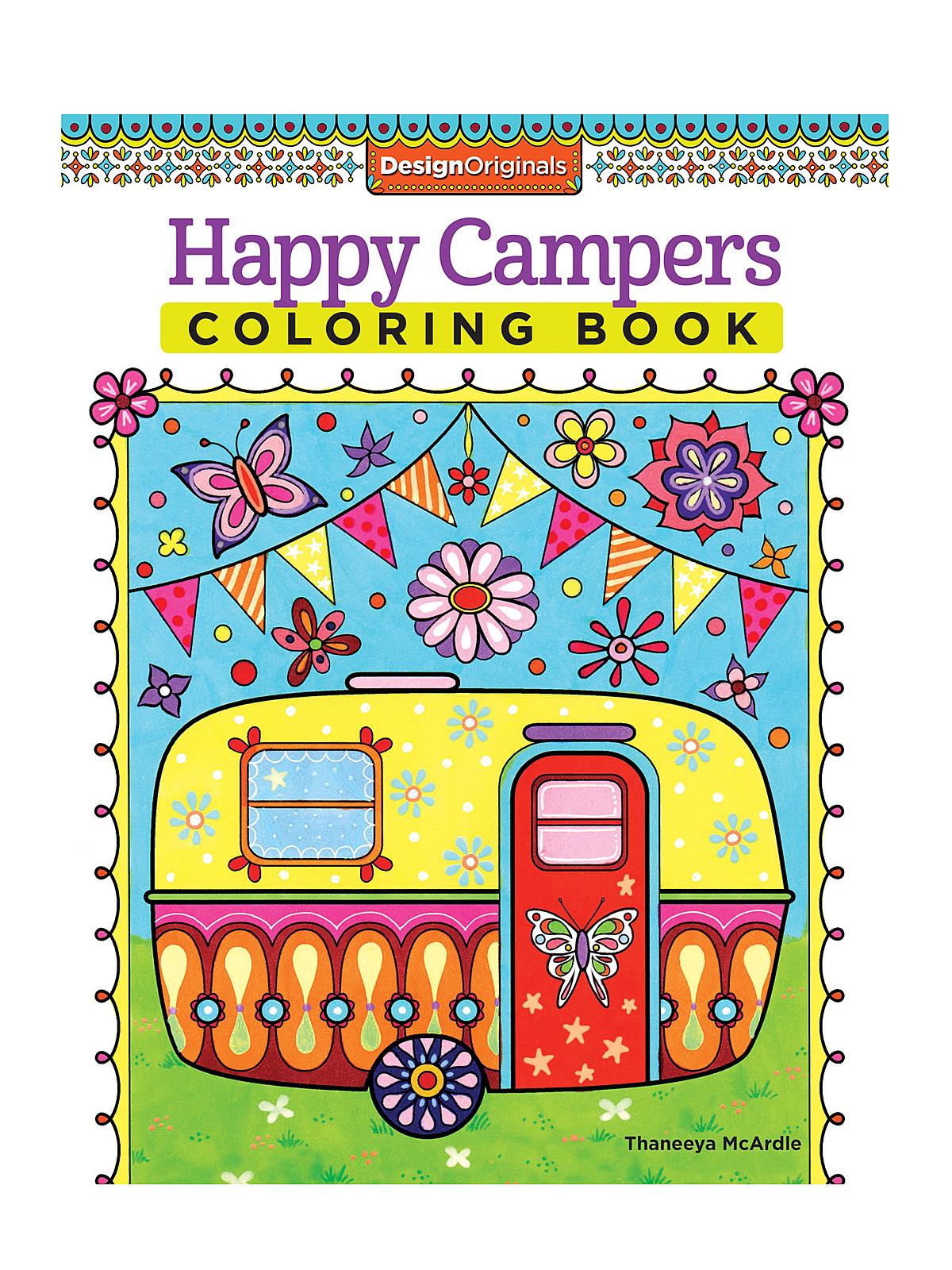 Coloring Activity Books Happy Campers