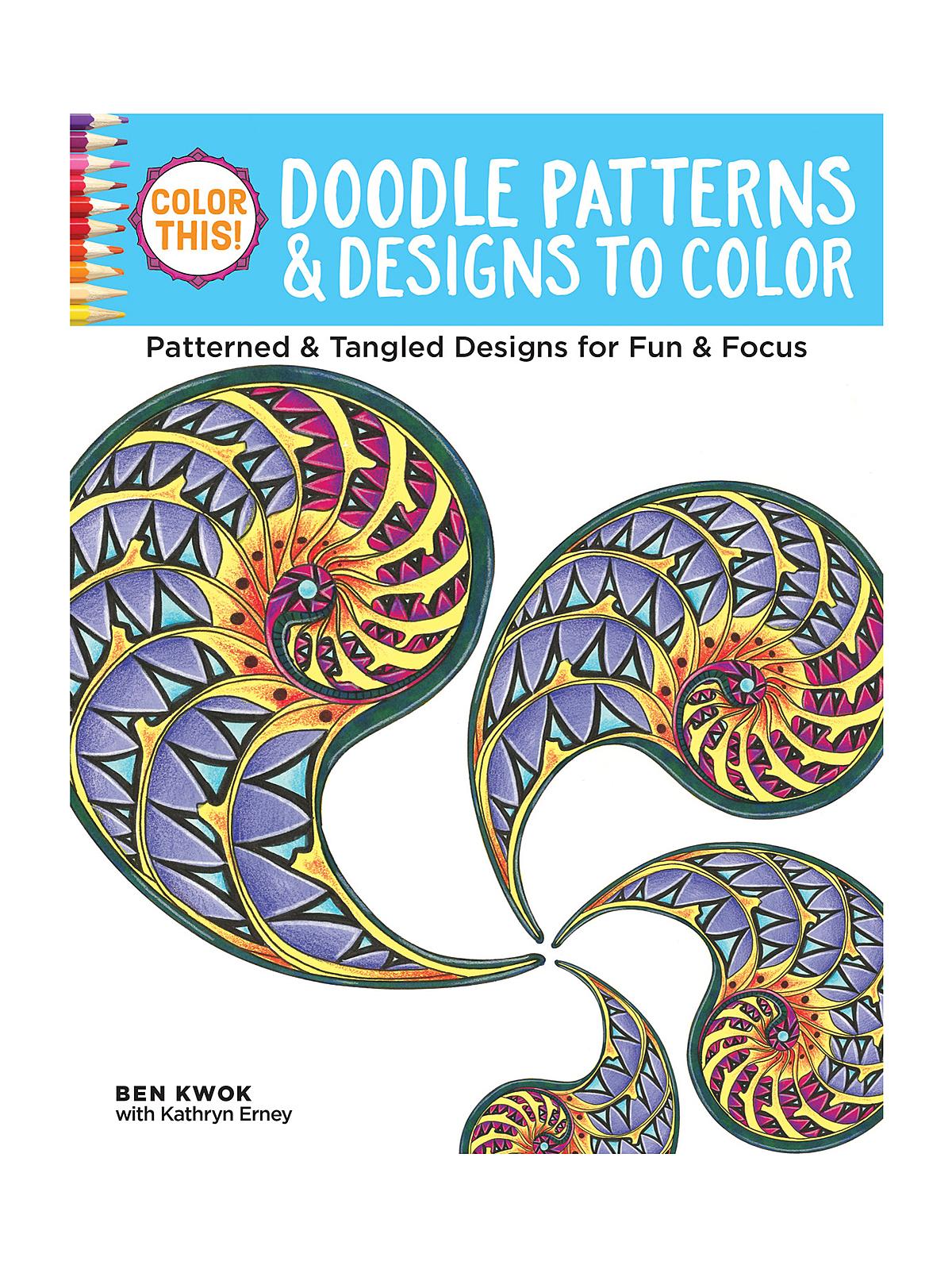 Coloring Activity Books Doodle Patterns & Designs To Color