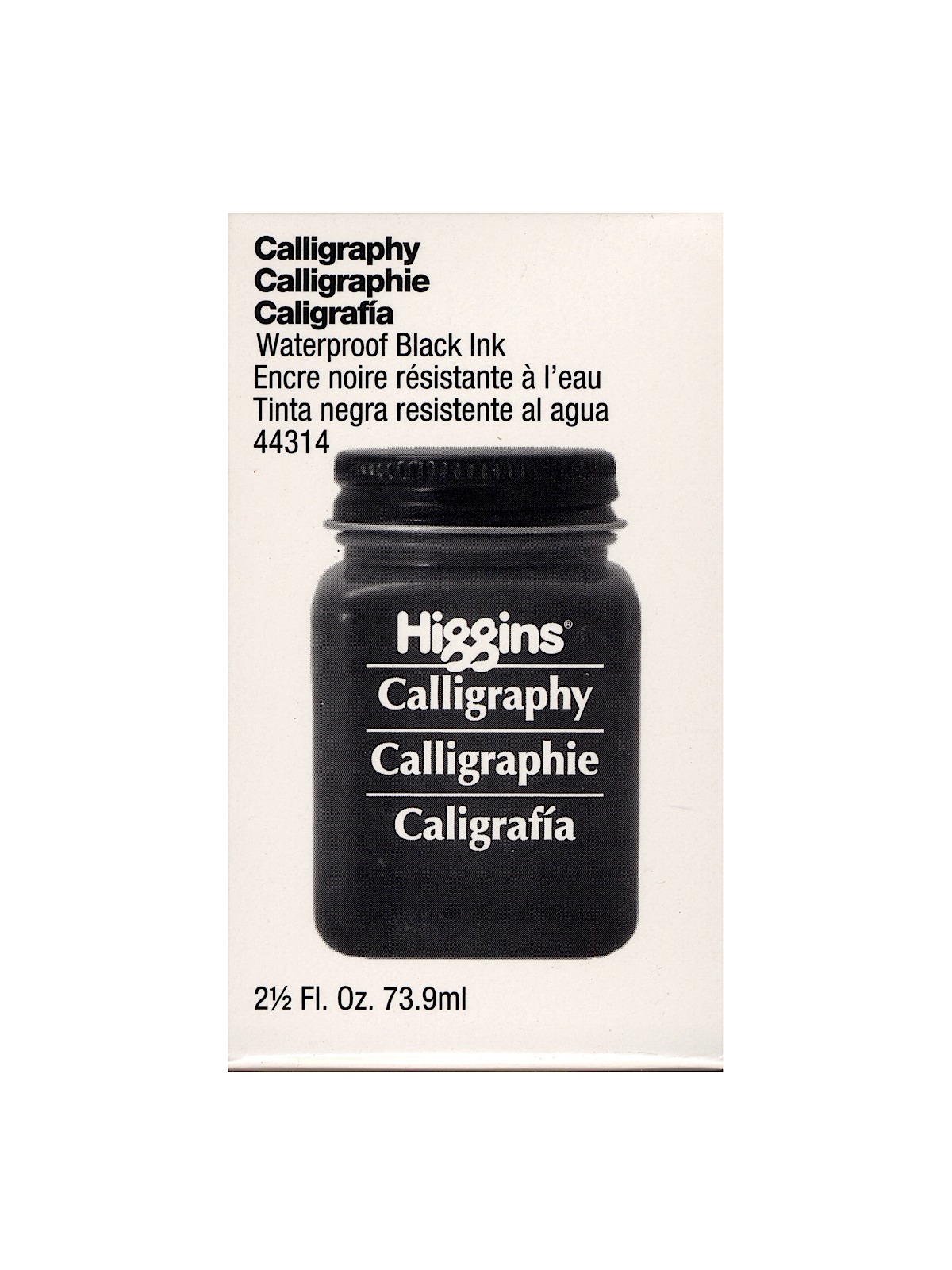 Calligraphy Ink black 2 1 2 oz.