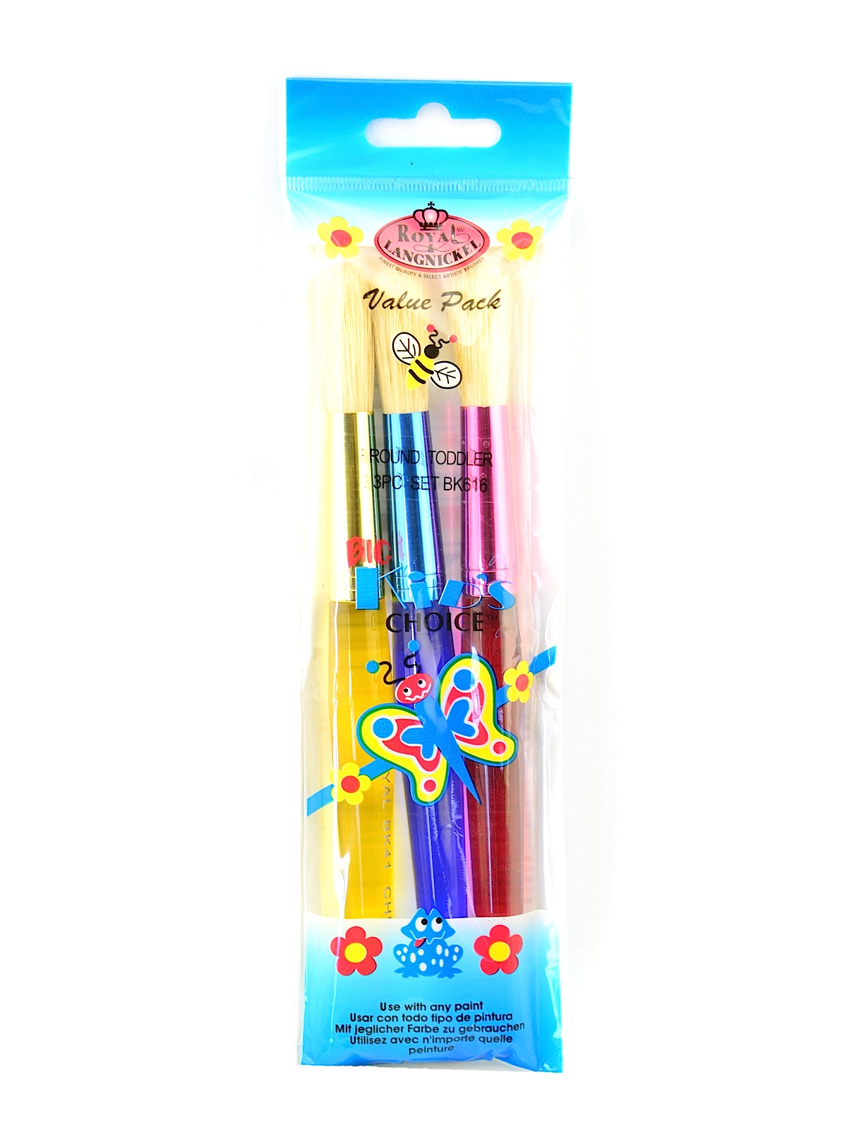 Big Kid's Choice 3-Piece Round Set blue, red, yellow