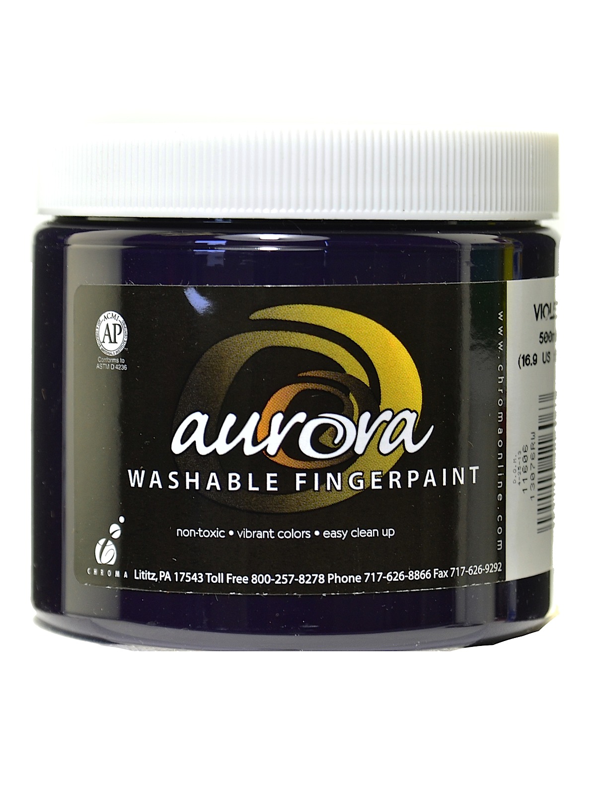 Aurora Washable Finger Paint violet
