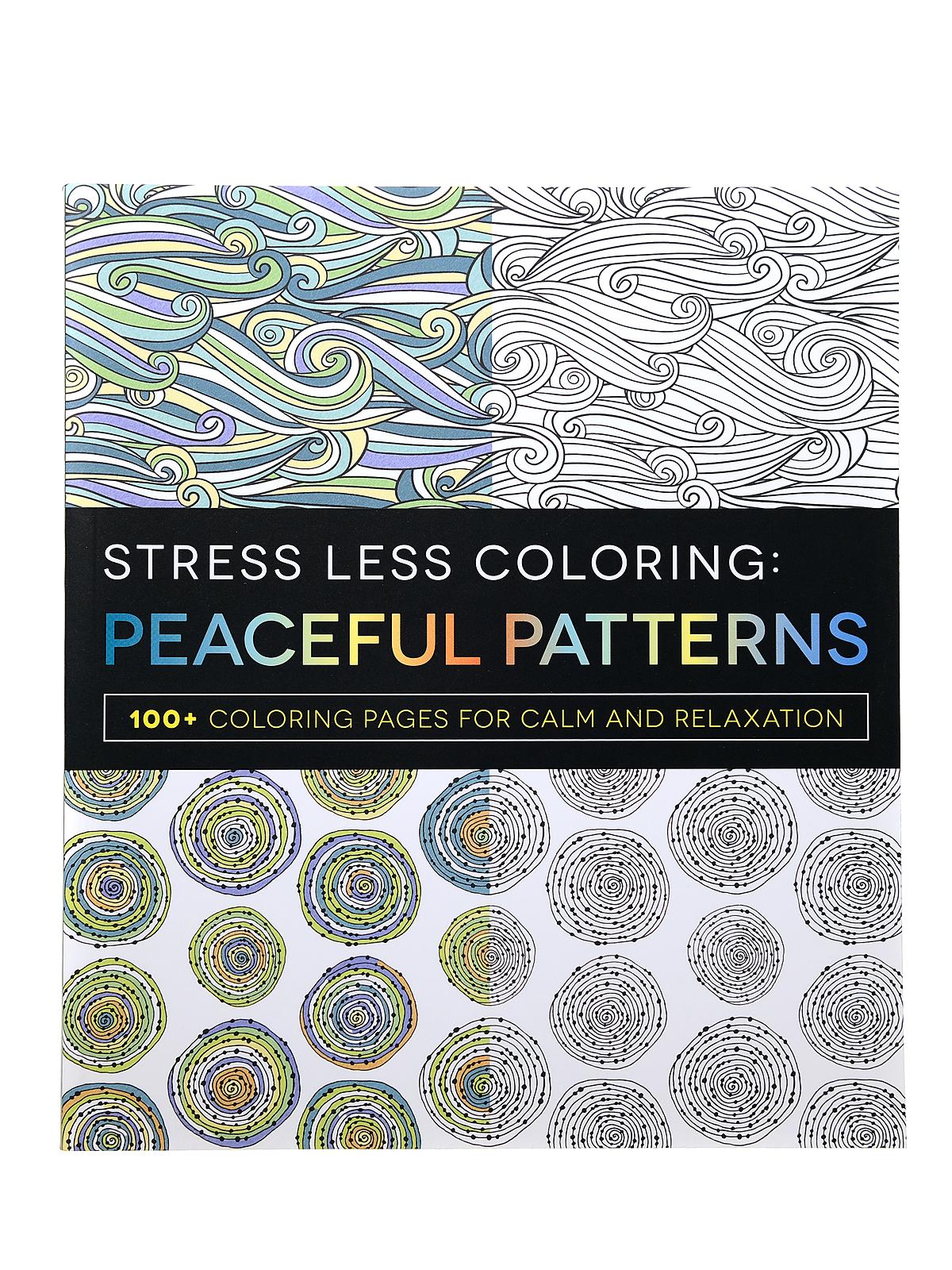 Stress Less Coloring Book Peaceful Patterns