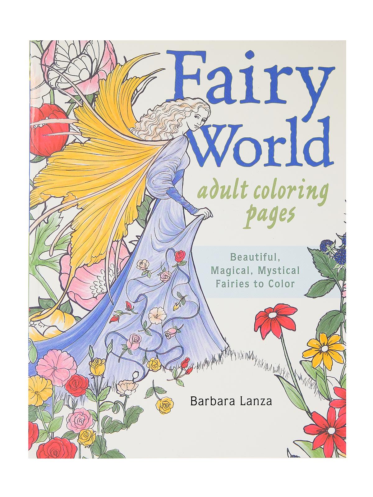 Adult Coloring Books Fairy World Coloring Pages