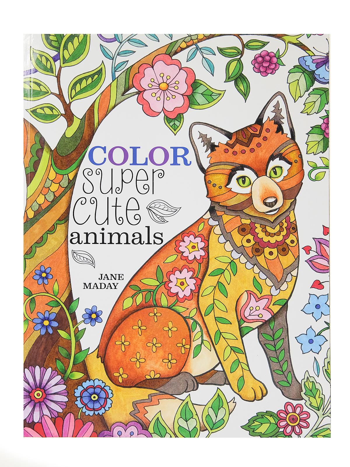 Adult Coloring Books Color Super Cute Animals