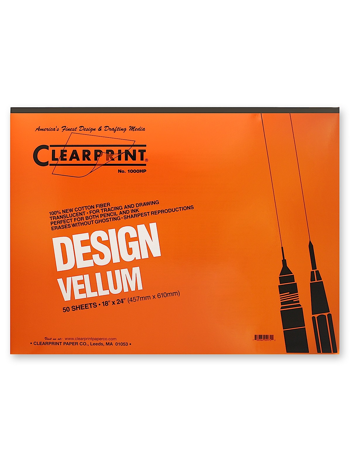 Design Vellum Pad No. 1000hp 18 In. X 24 In. Pad Of 50
