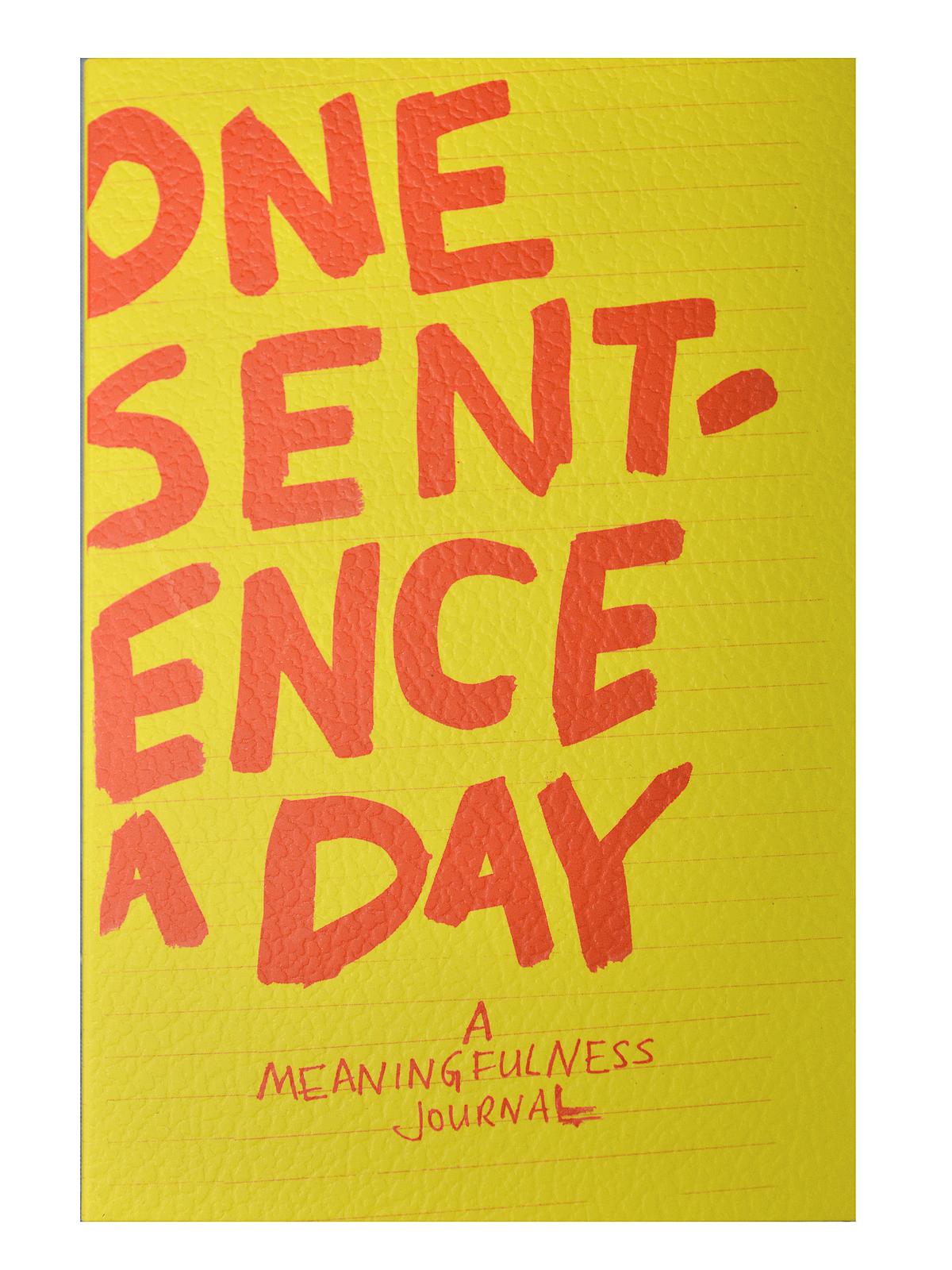 One Sentence A Day Journal Each