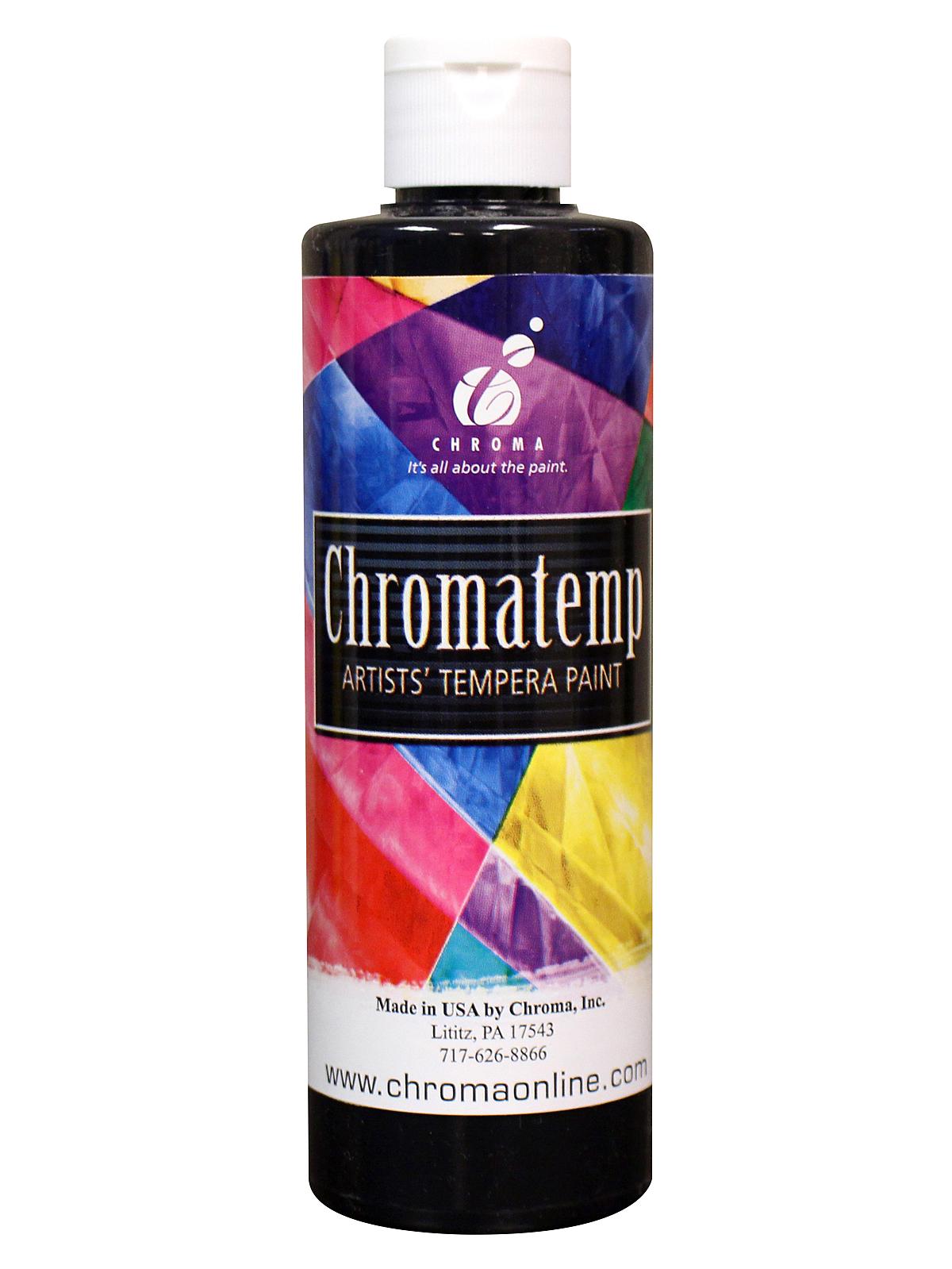 ChromaTemp Pearlescent Tempera Paint black 250 ml