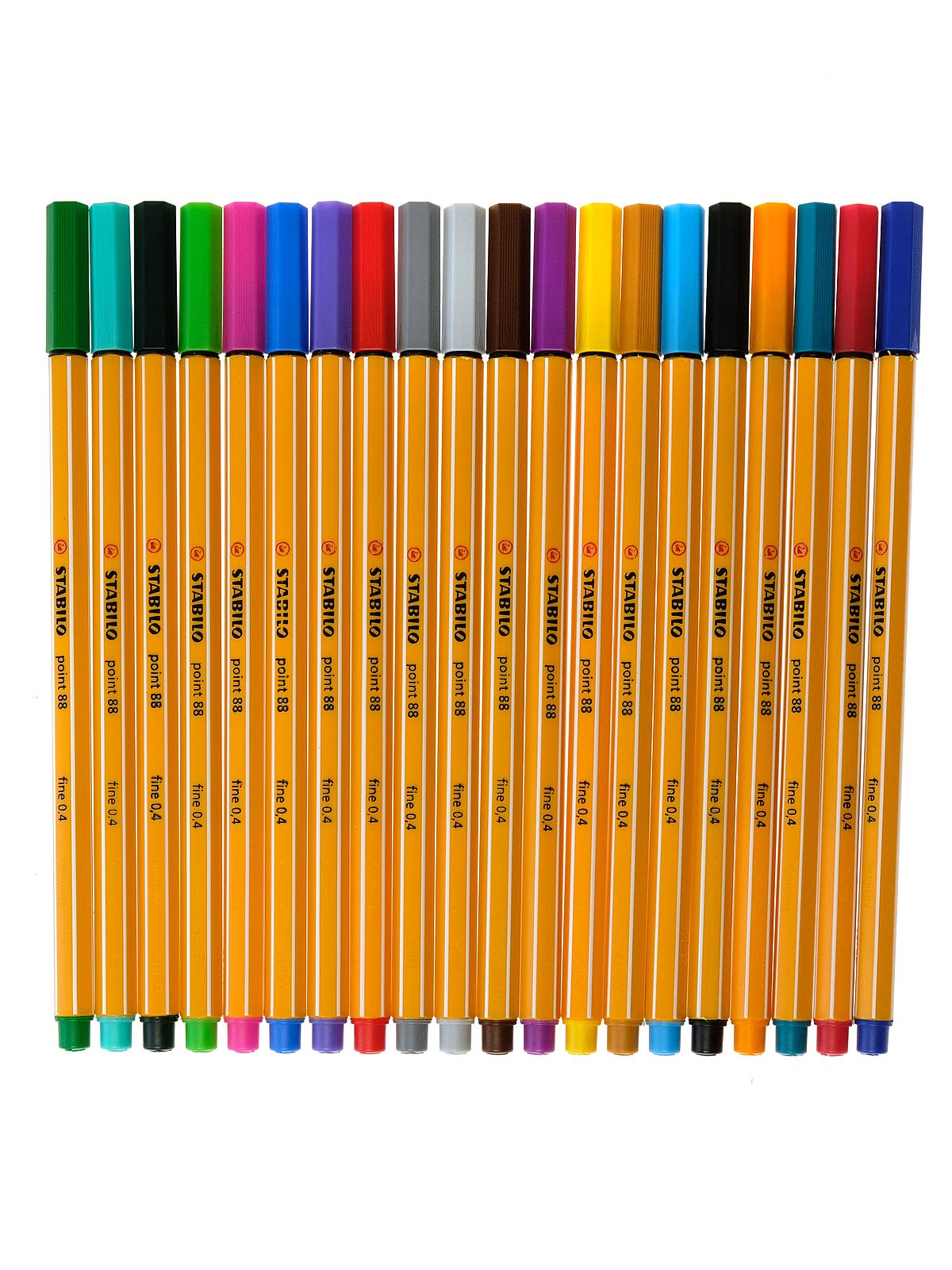 Point 88 Pen Sets zebrui box set set of 20