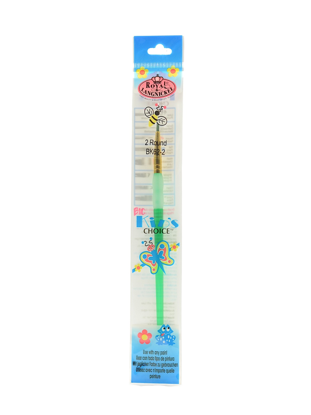 Big Kid's Choice Brushes round 2 green