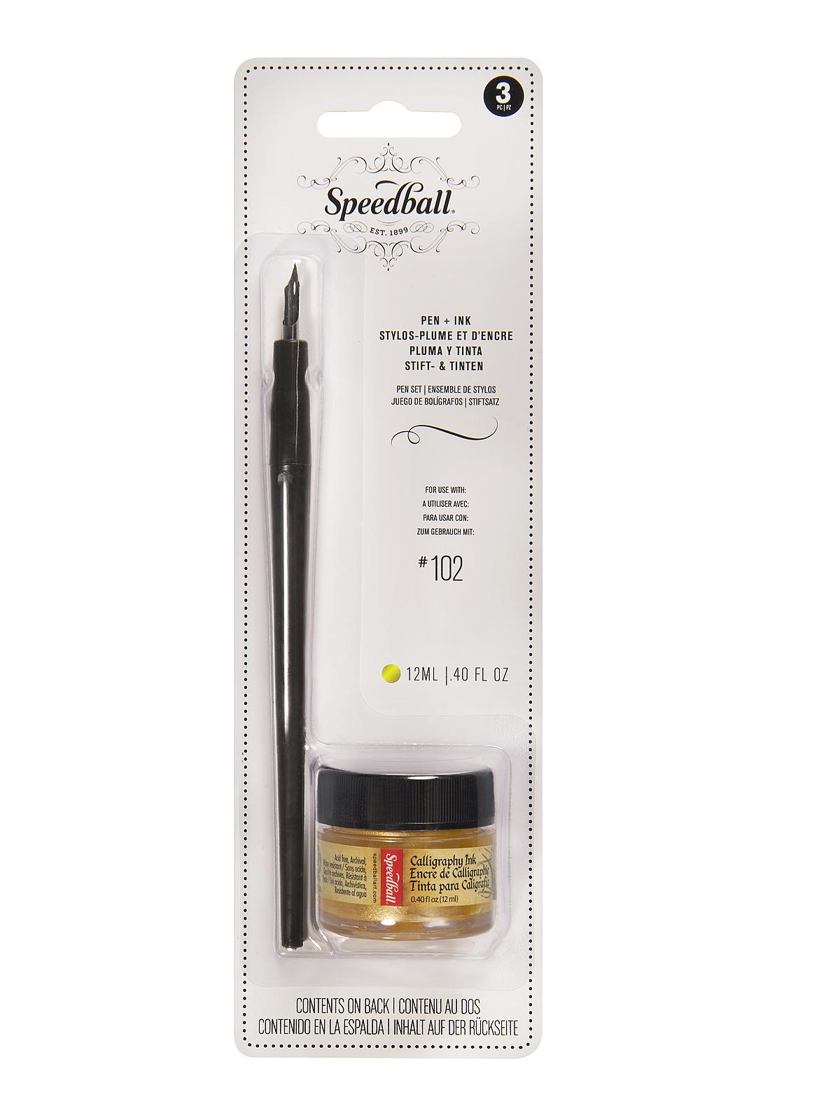 Pen & Ink Sets gold