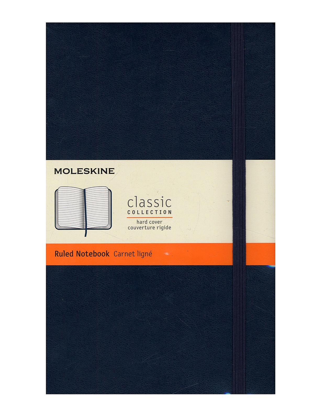 Classic Hard Cover Notebooks Sapphire Blue 5 In. X 8 1 4 In. 240 Pages, Lined