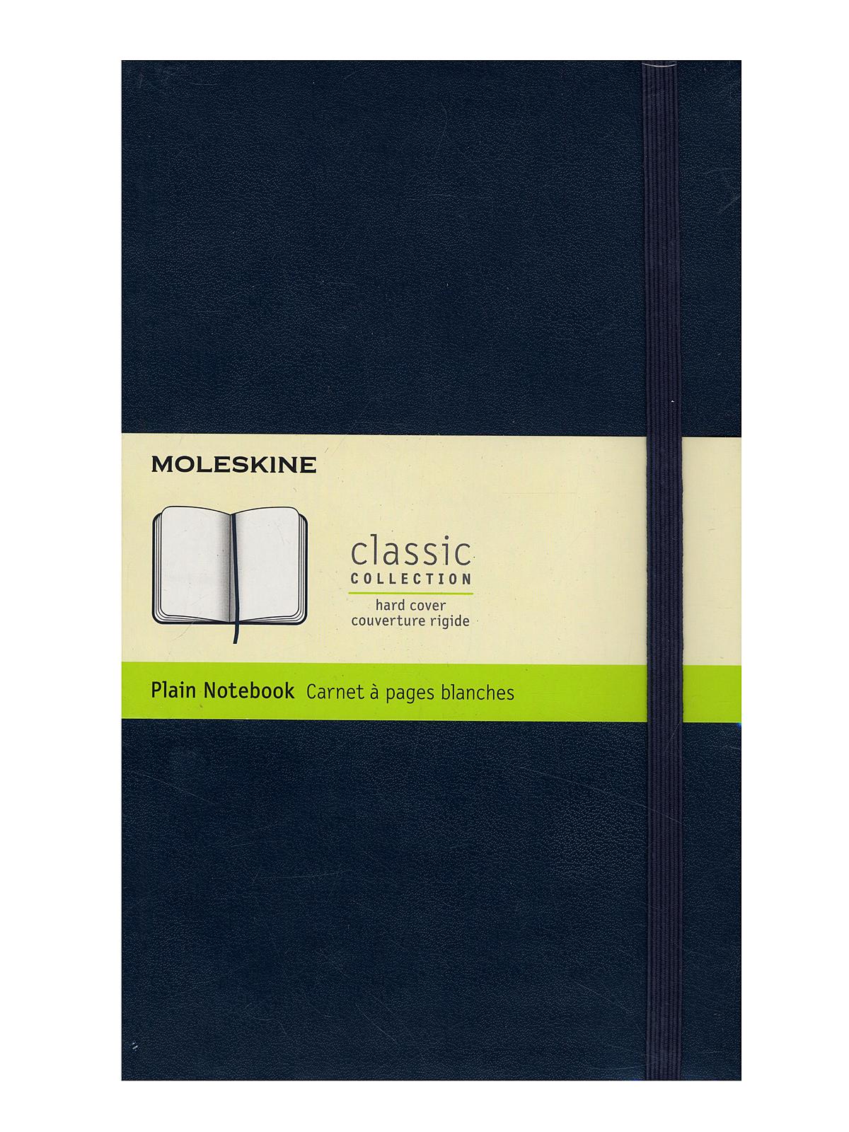 Classic Hard Cover Notebooks Sapphire Blue 5 In. X 8 1 4 In. 240 Pages, Unlined