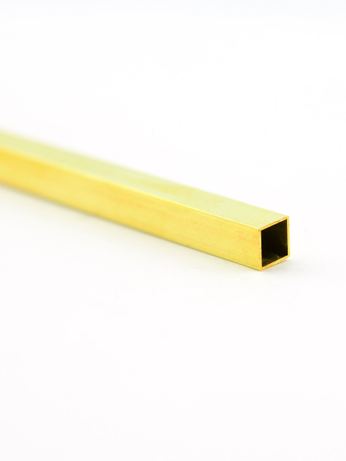 Metal Tubing brass 7 32 in. x 7 32 in. x 12 in. square