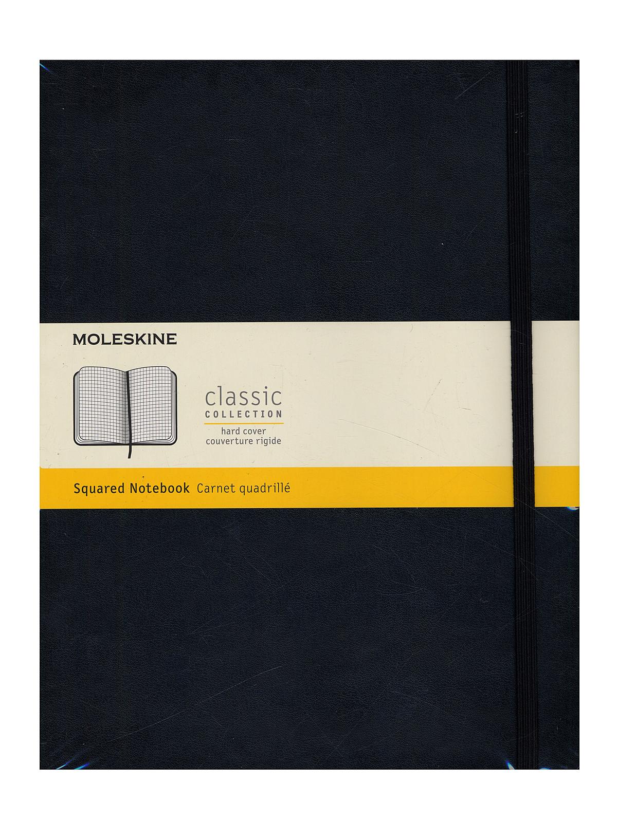 Classic Hard Cover Notebooks black 7 1 2 in. x 9 3 4 in. 192 pages, squared