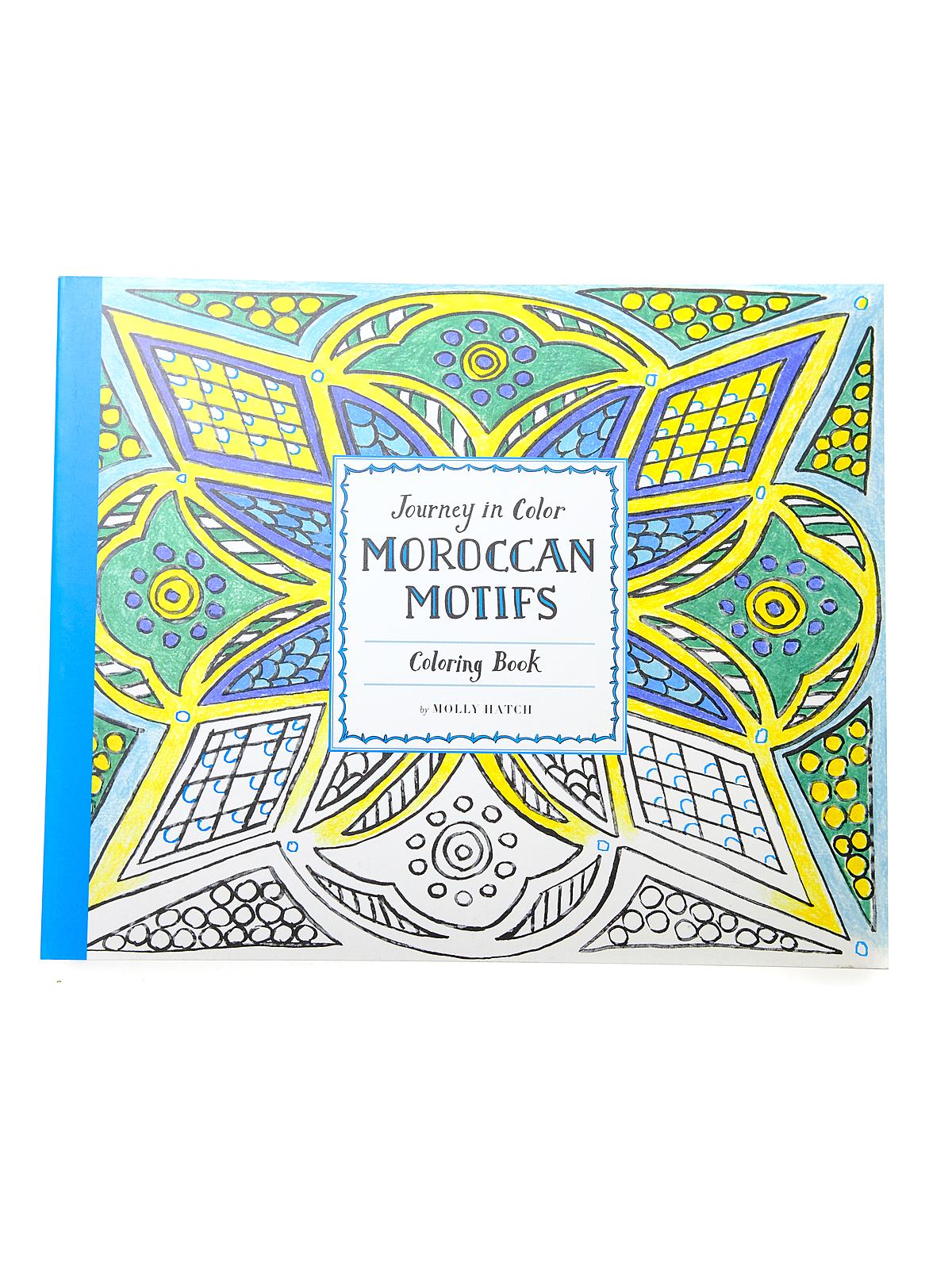 Journey In Color: Moroccan Motifs Coloring Book Each