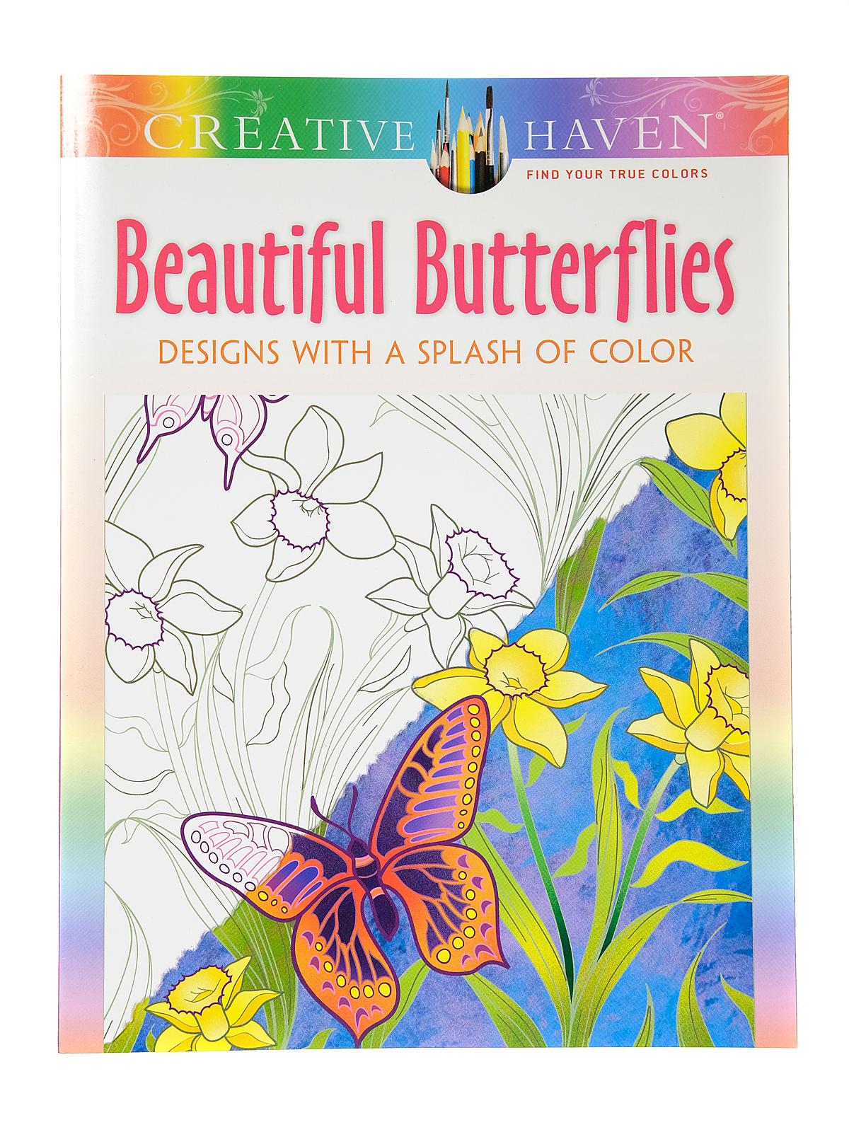 Splash Of Color Coloring Books Beautiful Butterflies