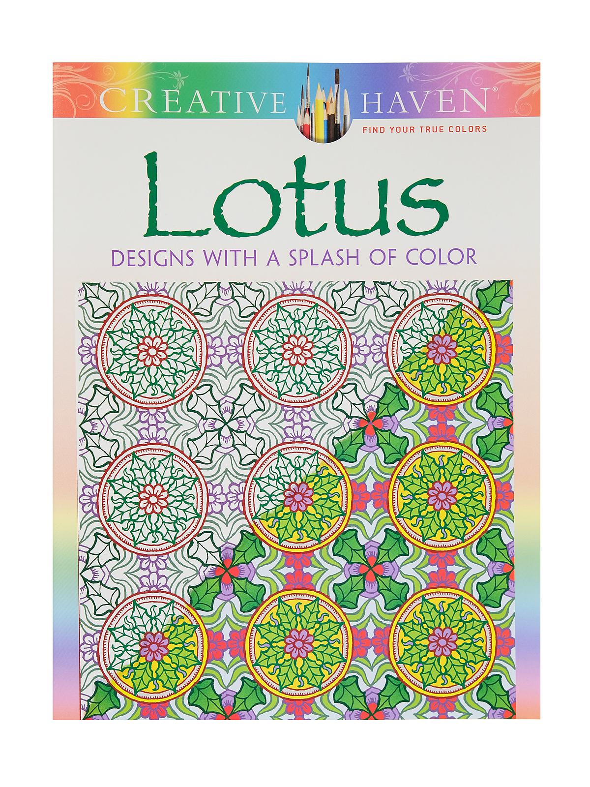 Splash Of Color Coloring Books Lotus Designs