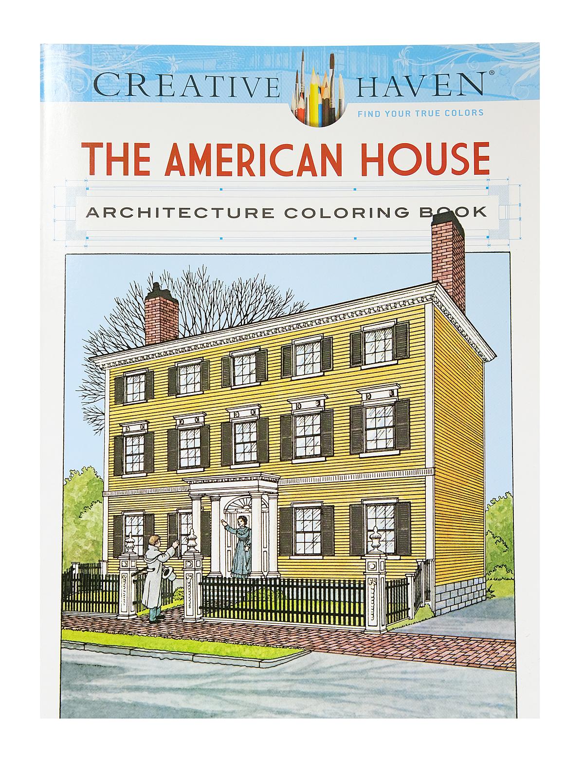 Architectural Designs Coloring Books The American House
